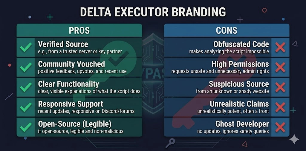 Pros and Cons of Delta Executor